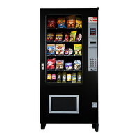 AMS LTF 5B 30-Selection Refrigerated Beverage Vending Machine with Coin Mechanism and Bill Validator