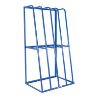 Vestil 36" x 48 1/2" x 92" 4-Bay Steel Storage Rack with Security Chains SSRT-47-HP - 1,500 lb. Capacity Per Bay
