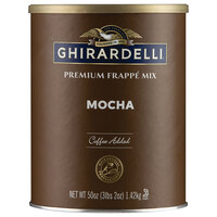 Ghirardelli 3.12 lb. Mocha Frappe Mix - 6/Case