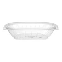 Dart PresentaBowls 32 oz. Clear Polypropylene Square Bowl - 252/Case