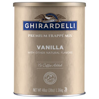 Ghirardelli 3 lb. Vanilla Flavored Frappe Beverage Base - 6/Case