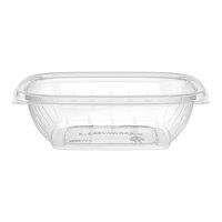 Dart PresentaBowls 8 oz. Clear Polypropylene Square Bowl - 504/Case