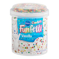 Pillsbury Funfetti Confetti Frosting 15.6 oz. - 8/Case