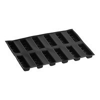 Sasa Demarle Flexipan® Origine 15 3/4" x 11 13/16" Silicone Scored Bar Mold with (12) 4 11/16" x 1 3/16" Cavities