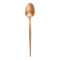 Amefa Soprano Copper 7 15/16" 18/0 Stainless Steel Heavy Weight Tablespoon / Serving Spoon - 12/Case