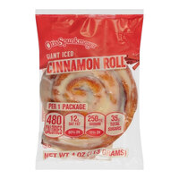 Otis Spunkmeyer Individually Wrapped Giant Iced Cinnamon Roll 4 oz. - 48/Case