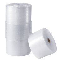 Lavex 12" x 300' Small 3/16" Parcel Ready Perforated Bubble Rolls - 4/Case