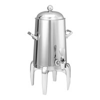 Service Ideas Flame Free® Thermo-Urn® 1.5 Gallon Modern Polished Stainless Steel Vacuum-Insulated Coffee Chafer Urn URN15VPSMD