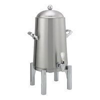 Service Ideas Flame Free® Thermo-Urn® 3 Gallon Round Brushed Stainless Steel Vacuum-Insulated Coffee Chafer Urn URN30VBSRN