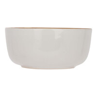 Cosy & Trendy Baltic Vanilla 23 oz. White Stoneware Bowl - 6/Case