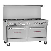 Southbend 4601DD 60" Liquid Propane 10-Burner Ultimate Range with 2 Ovens - 330,000 BTU