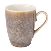 Cosy & Trendy Iris 10 oz. Brown Porcelain Mug - 6/Case