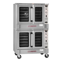 Southbend PCE15S/SD Platinum Series 5-Shelf Double Deck Full Size Standard Electric Convection Oven - 208V, 1 Phase, 7.5 kW
