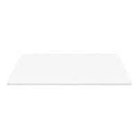 Eastern Tabletop Lighted Levels 13 3/8" x 11" x 3/8" Square Frosted Acrylic Riser Shelf