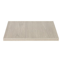 Eastern Tabletop Lighted Levels 13 3/8" x 11" x 3/4" Square High-Pressure Laminate Riser Shelf