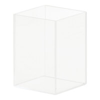 Cal-Mil Sydney 4" x 4" x 5 1/2" Clear Acrylic Condiment Holder Insert
