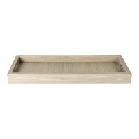 Eastern Tabletop Lighted Levels 21 3/8" x 7 7/8" x 1 1/2" Narrow Rectangular High-Pressure Laminate Riser Tray with Handles