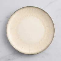Acopa Cape 9 1/2" Round Gray Porcelain Coupe Plate - 12/Case