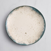 Acopa Architect 9 1/2" Round Gray Porcelain Coupe Plate - 12/Case