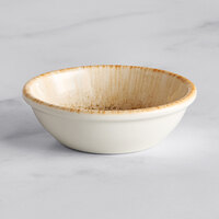 Acopa Cape 1.5 oz. Round Beige Porcelain Ramekin - 36/Case