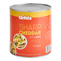 Gehl's Sharp Cheddar Cheese Sauce #10 Can - 6/Case