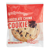 Otis Spunkmeyer Individually Wrapped Frozen Chocolate Chunk Cookie 4 oz. - 24/Case
