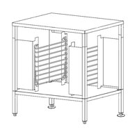 Garland A113600-0002 Equipment Stand with Rack Guides for MCO-E-5-C Convection Oven