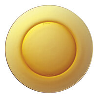 Duralex Lys 9 1/4" Amber Glass Dinner Plate - 24/Case