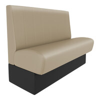 QA Group Cascade 30" Long Fawn Channel Single Back Booth