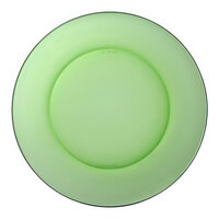 Duralex Lys 9 1/4" Green Glass Dinner Plate - 24/Case