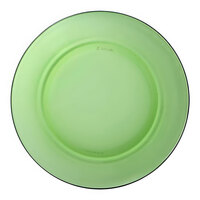 Duralex Lys 7 5/8" Green Glass Soup Plate - 24/Case