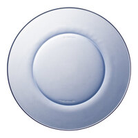 Duralex Lys 9 1/4" Marine Glass Dinner Plate - 24/Case