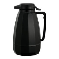 Service Ideas New Generation 33.8 oz. Black ABS Plastic Insulated Coffee Carafe / Server NG101BL