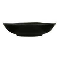 Cal-Mil Hand Thrown 96 oz. Black Round Melamine Serving Bowl - 6/Case
