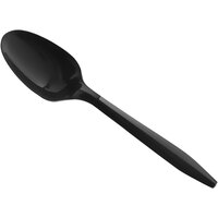 Choice Medium Weight Black Polypropylene Plastic Teaspoon - 2,000/Case