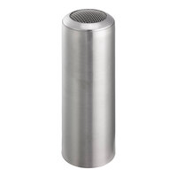 Service Ideas STC 6 oz. Round Stainless Steel Shaker with Mesh Lid - 6/Case