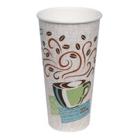 Dixie PerfecTouch 20 oz. Insulated Paper Hot Cup - 500/Case