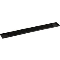 Choice 3 1/4" x 27" Black Bar Mat