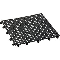 Choice 12" x 12" Black Interlocking Bar Mat