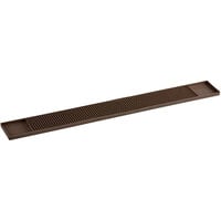 Choice 3 1/4" x 27" Brown Bar Mat