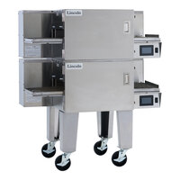 Lincoln Aperion 2024-LUH Electric Reduced-Amperage Double Stacked Impinger Conveyor Oven with (2) 20 3/4" Wide Belts - 12.5kW, 208/240V, 3 Phase
