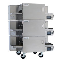 Lincoln Aperion 2024-GUN Natural Gas Triple Stacked Impinger Conveyor Oven with (3) 20 3/4" Wide Belts - 180,000 BTU