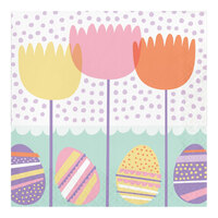 Creative Converting Modern Easter 12 7/8" x 12 7/8" Square 2-Ply 1/4 Fold Paper Luncheon Napkin - 192/Case
