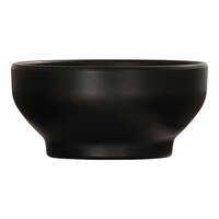 Cal-Mil Nova 12 oz. Black Round Melamine Soup Bowl - 6/Case