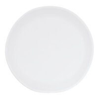 Cal-Mil Bali 8" White Irregular Round Melamine Plate - 6/Case