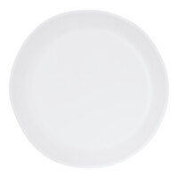 Cal-Mil Bali 10" White Irregular Round Melamine Plate - 6/Case