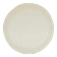 Cal-Mil Bali 6" Ivory Irregular Round Melamine Plate - 6/Case