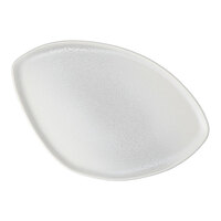 Cloud Terre by Fortessa Iceland 13" x 9" Thermal White Triangular Coupe Stoneware Platter