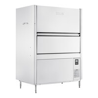 Hobart PW20N-BAS-2 20-Pan High-Temperature Split-Door Pot, Pan, and Utensil Washer with Booster Heater - 480V, 3-Phase