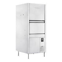 Hobart PW10N-BAS-2 10-Pan High-Temperature Split-Door Pot, Pan, and Utensil Washer with Booster Heater - 480V, 3-Phase